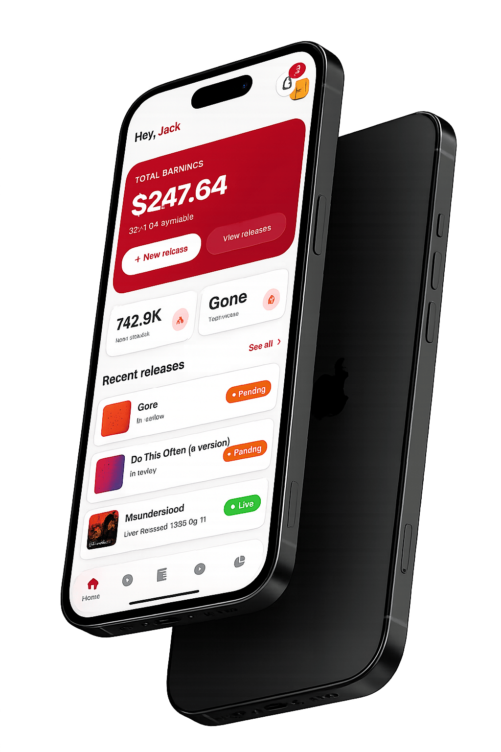 L'application InterSpace Distribution sur iPhone
