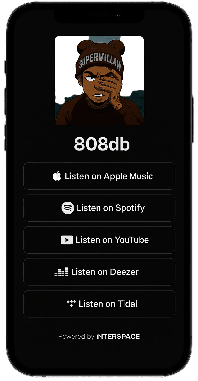 An InterSpace SmartLink page on a phone