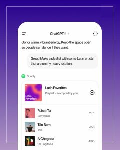Spotify x Chatgpt
